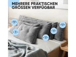 Björn&Schiller Sitzkissen|Gartenstuhlauflagen|Rückenkissen 100 cm mit Waschbarem Bezug