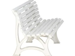 3er Bank Helgoland Weiß 64 cm x 150 cm x 80 cm*Blome New