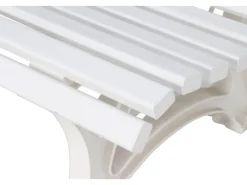 3er Bank Helgoland Weiß 64 cm x 150 cm x 80 cm*Blome New