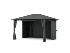 Blumfeldt Mondo 3x4 m Pavillon mit Metallrahmen und 4 Seitenwänden* New