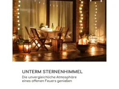 Blumfeldt Savage Feuerschale mit Grill  Ø 60,5 cm Stahl Wetterschutz Rost* Online