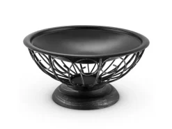 Blumfeldt Tulip Feuerschale Ø 75 cm Grill Feuerstelle Funkenschutz Stahl Antik-Schwarz* Sale