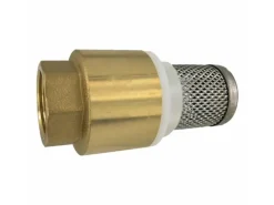 Saugkorb 1 1/4 Zoll  Messing Fussventil Mit RüCkschlagventil Edelstahl*boni-shop