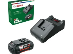 Bosch Laubbläser|Akku Starter-Set Power For All mit 36 V 6.0 Ah Akku und Ladestation