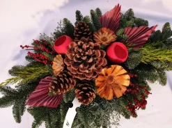 Bouquet Nobilis Garmiert 60 cm Rot* Hot