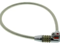 Burg Wächter Motorroller|Fahrrad-Zahlen-Seilschloss 230 mit Licht 65 cm