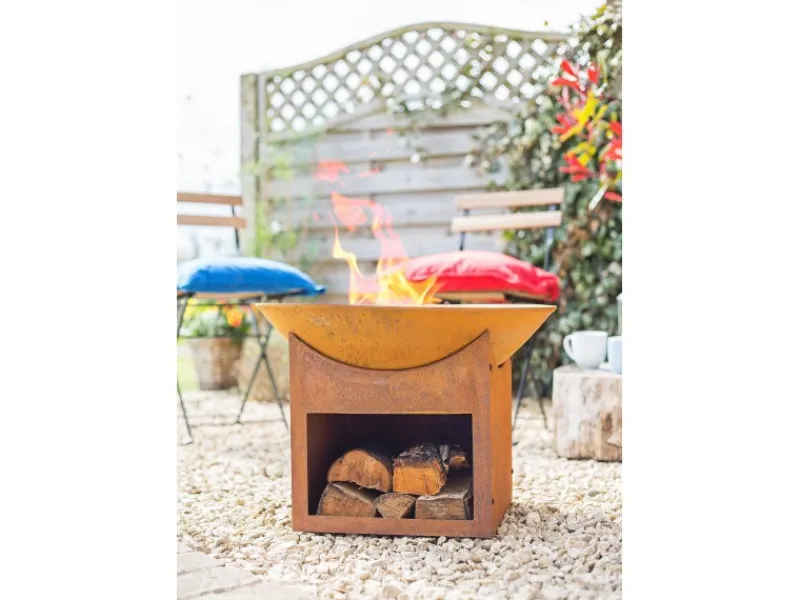 Buschbeck Feuerschalen|Feuerschale Mumbai Ø 61 cm x 44 cm Eisen Rostbraun