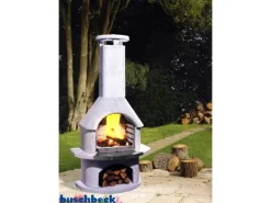Gartengrillkamin Kreta II Weiß*Buschbeck