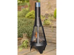 Gartenkamin Mesh Colorado 125 Silber-Schwarz*Buschbeck Online