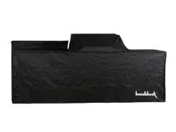 Outdoorküche Bradford aus Schwarzer Edelstahl mit Weißer Marmor-Platte*Buschbeck Best