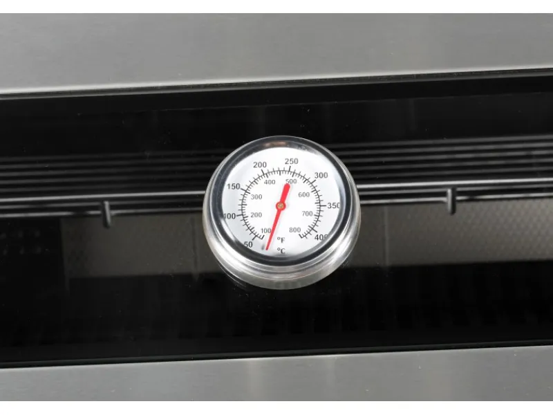 Buschbeck Outdoorküchen|Outdoorküche Brighton aus Schwarzer Edelstahl mit Marmor-Platte