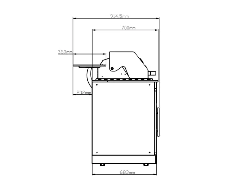 Buschbeck Outdoorküchen|Outdoorküche Brighton aus Schwarzer Edelstahl mit Marmor-Platte