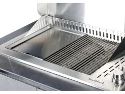 Buschbeck Outdoorküchen|Outdoorküche Derby aus Keramikverkleidung Weiß inkl. Wetterschutzhülle