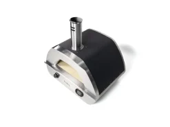 Buschbeck Holzkohlegrills|Pizzaofen X1 für Gasbetrieb und Holzbefeuerung mit Pizzaschieber