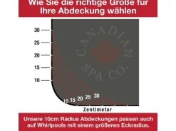 Canadian Spa Outdoor Whirlpools|Isolierabdeckung für Whirlpools 13 cm x 198 cm x 198 cm