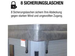 Isolierabdeckung für Whirlpools 13 cm x 208 cm x 208 cm*Canadian Spa Discount