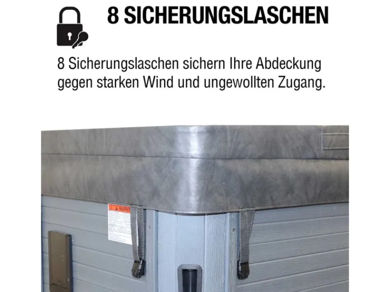 Isolierabdeckung für Whirlpools 13 cm x 208 cm x 208 cm*Canadian Spa Discount