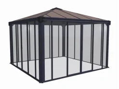 Canopia  Ledro 3.6 x 3.6 geschlossener Pavillon Anthrazit* Best