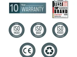 Canopia Ledro 3 x 4.3 geschlossener Pavillon Grau* Best