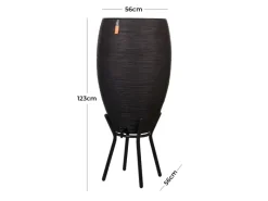 Capi Regenwasser-Nutzung|Regentonne Regenspeicher Rib Schwarz 130L
