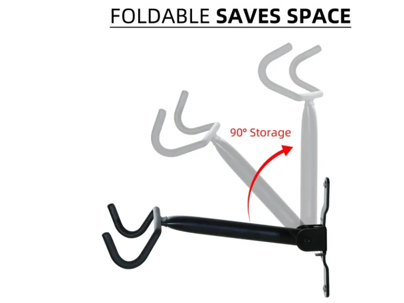 CCLIFE Fahrräder|Fahrrad Wandhalterung Faltbar Fahrradhalterung Wand MAX.35kg