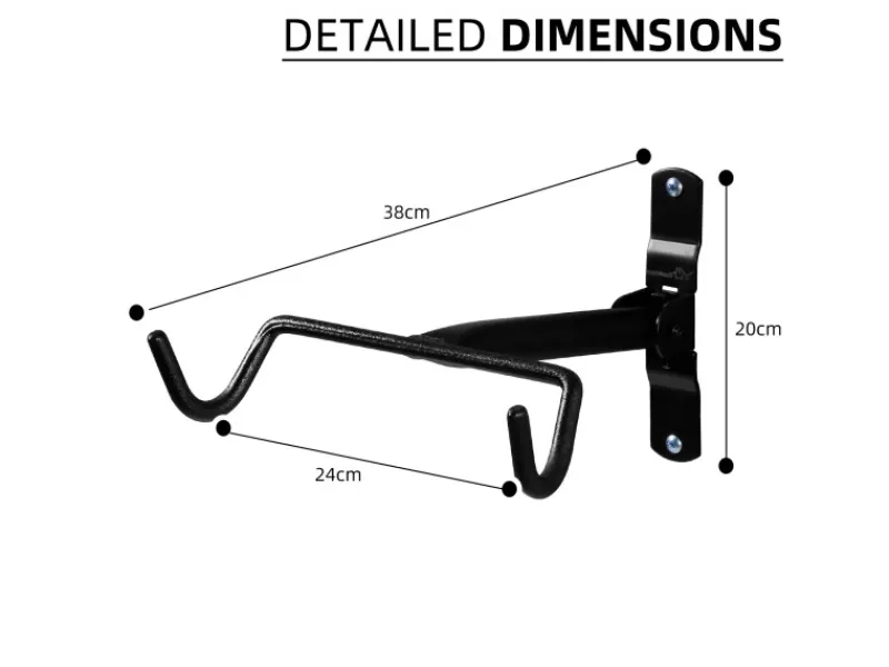 CCLIFE Fahrräder|Fahrrad Wandhalterung Faltbar Fahrradhalterung Wand MAX.35kg