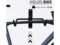 CCLIFE Fahrräder|Fahrrad Wandhalterung Faltbar Fahrradhalterung Wand MAX.35kg