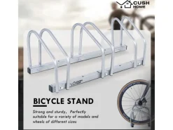 Fahrradständer Boden für 3 Fahrräder mit Reifenbreiten bis 65mm*CCLIFE