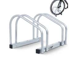CCLIFE Fahrräder|Fahrradständer Boden für 2 Fahrräder mit Reifenbreiten bis 65mm