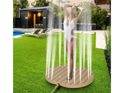CCLIFE Outdoor Duschen|Gartendusche Bodendusche Outdoor Fontänenhöhe 4m ton
