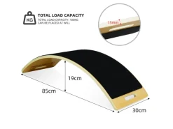 Balance Board Wackelbrett Kinder Baby3 Jahre mit EVA Matte Montessori Spielzeug 85x30cm farbe*CCLIFE Clearance