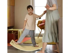 Balance Board Wackelbrett Kinder Baby3 Jahre mit EVA Matte Montessori Spielzeug 85x30cm farbe*CCLIFE Clearance