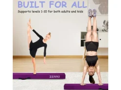 CCLIFE Fitnessgeräte|Schwebebalken 240cm Balken Turnen Faltbare Turnbalken Gymnastik Balance