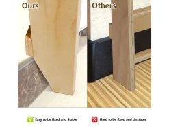 Sprossenwand Turnwand Gym Klettergerüst Holz Sportgerät mit Stange Fitness Kinder Erwachsene*CCLIFE