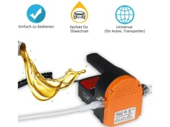 12V 60W Tragbare Ölabsaugpumpe Dieselpumpe Kraftstoffpumpen Ölpumpe Absaugpumpe*CCLIFE Sale