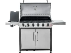 Char-Broil Gasgrills|Gasgrill Convective 640 S mit 6 Brennern und Seitenkocher Edelstahl