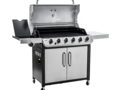 Char-Broil Gasgrills|Gasgrill Convective 640 S mit 6 Brennern und Seitenkocher Edelstahl
