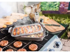 Char-Broil Smoker|Grillzubehör|Grill+® Grillpfanne  42,5 x 22 x 5 cm