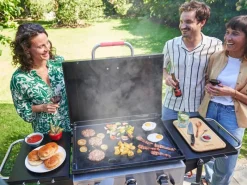 Char-Broil Gasgrills|Grillplatten-Gasgrill Griddle 3400 mit großer Gusseisenplatte