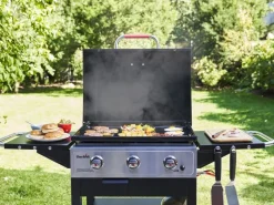 Char-Broil Gasgrills|Grillplatten-Gasgrill Griddle 3400 mit großer Gusseisenplatte