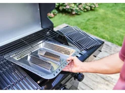 Char-Broil Grillzubehör|Kohleschale Essential Edelstahl mit Air-Flow-System