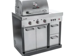 Char-Broil Outdoorküchen|Outdoor-Küche Ultimate 3200 mit Gasgrill 3 Brenner Edelstahl