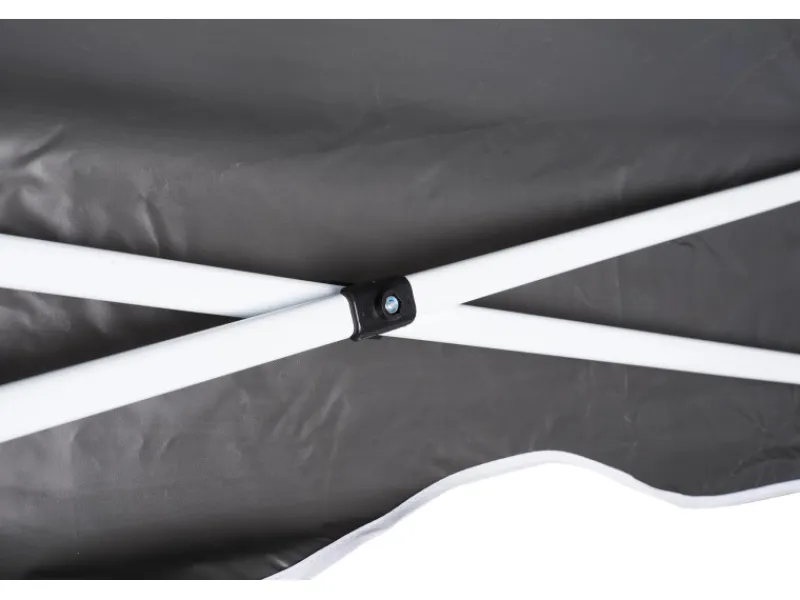 Faltpavillon mit 300 x 300 cm Dachfläche in Anthrazit Wasserdicht*CHILLROI Clearance