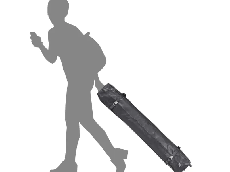 Faltpavillon mit 300 x 300 cm Dachfläche in Anthrazit Wasserdicht*CHILLROI Clearance