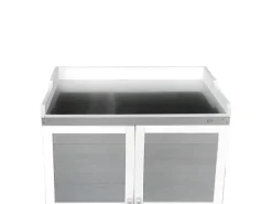 Kinder Gartenmöbel Für Kinder|Kinder-Gartengeräte|Coemo Gartenschrank Lola aus Holz mit Verzinkter Arbeitsplatte