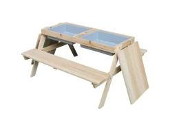 Kinder Gartenmöbel Für Kinder|Coemo Kindersitzgruppe Edi mit Wasserbecken und Sonnenschirm