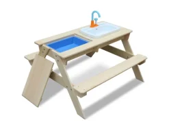 Kinder Wasserspielzeug|Gartenmöbel Für Kinder|Coemo Matschtisch Robin mit Waschbecken