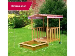 Coemo Spielhaus mit Sandkasten* Discount