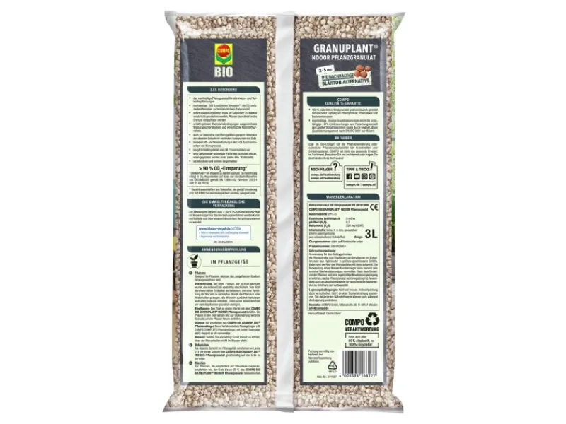 Bio-Pflanzgranulat Granuplant Indoor 3 l*Compo Online