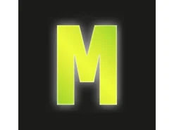 Kinder CONACORD Kinder-Gartengeräte|Klebebuchstabe M Reflektierend 8 cm